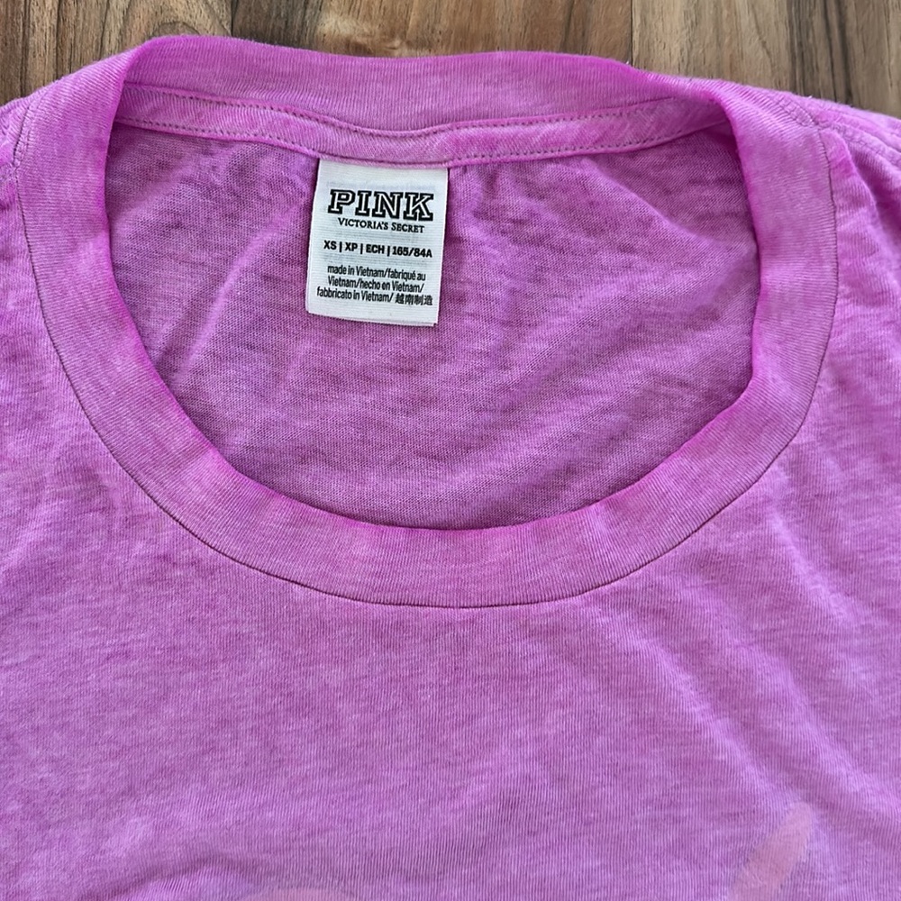 PINK Victoria’s Secret Boyfriend Tee Size XS - Picture 3 of 6